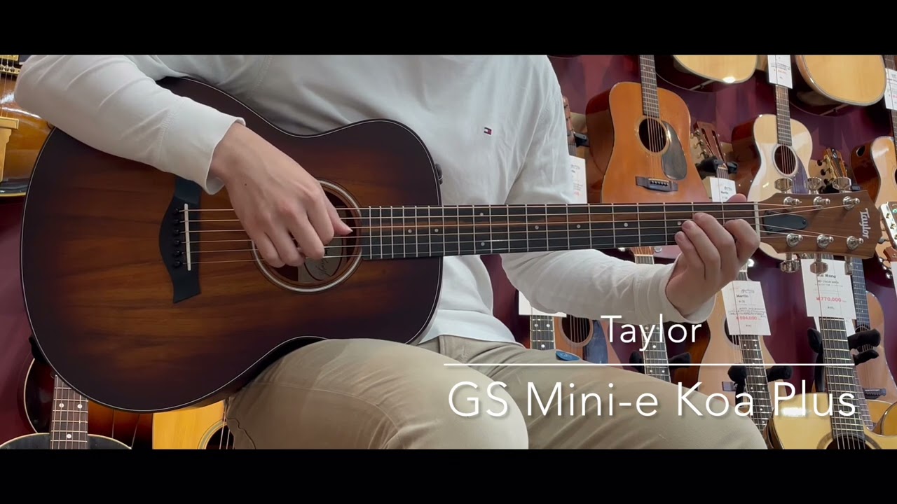 試奏動画】Taylor GS Mini-e Koa Plus [LASTGUITAR] - YouTube