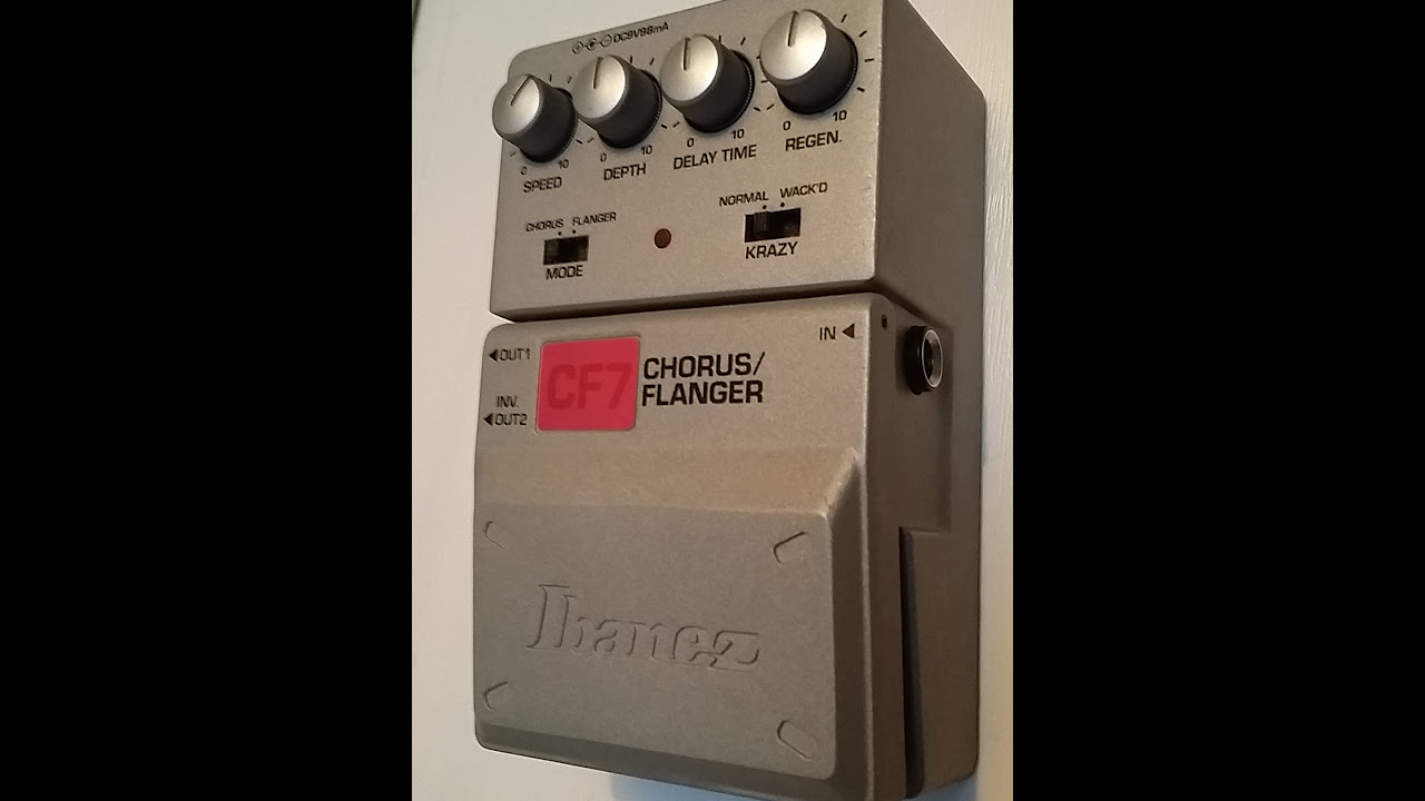 Ibanez CF7 Chorus/Flanger Demo (HQ Audio) - YouTube
