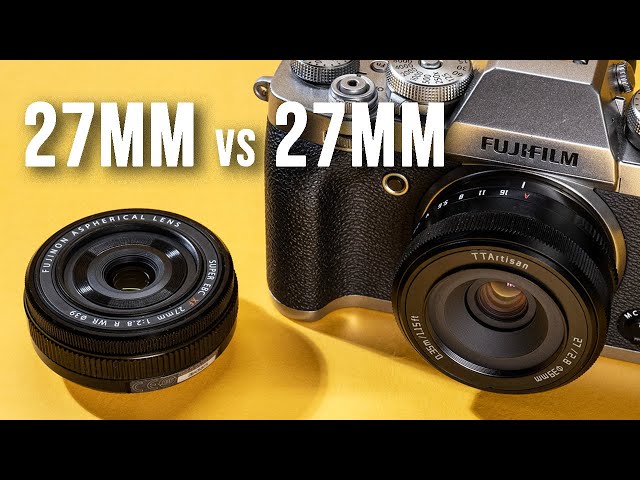 TTArtisan AF 27mm f2.8 vs Fujifilm 27mm f2.8 WR (Fuji X APSC