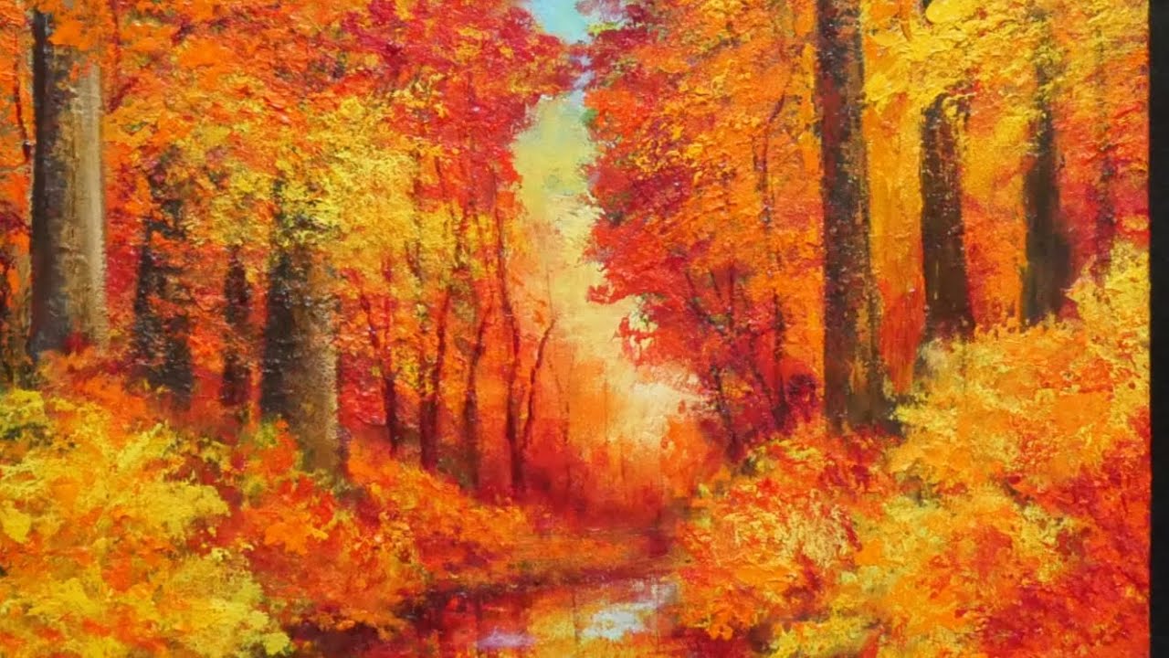 油絵】【秋】#2025年 #油絵 #手書き #アート #絵画 #絵 #油彩画 #美術