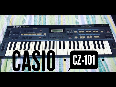 Synthesizer Disassembly Show CASIO CZ-101（Japanese and English