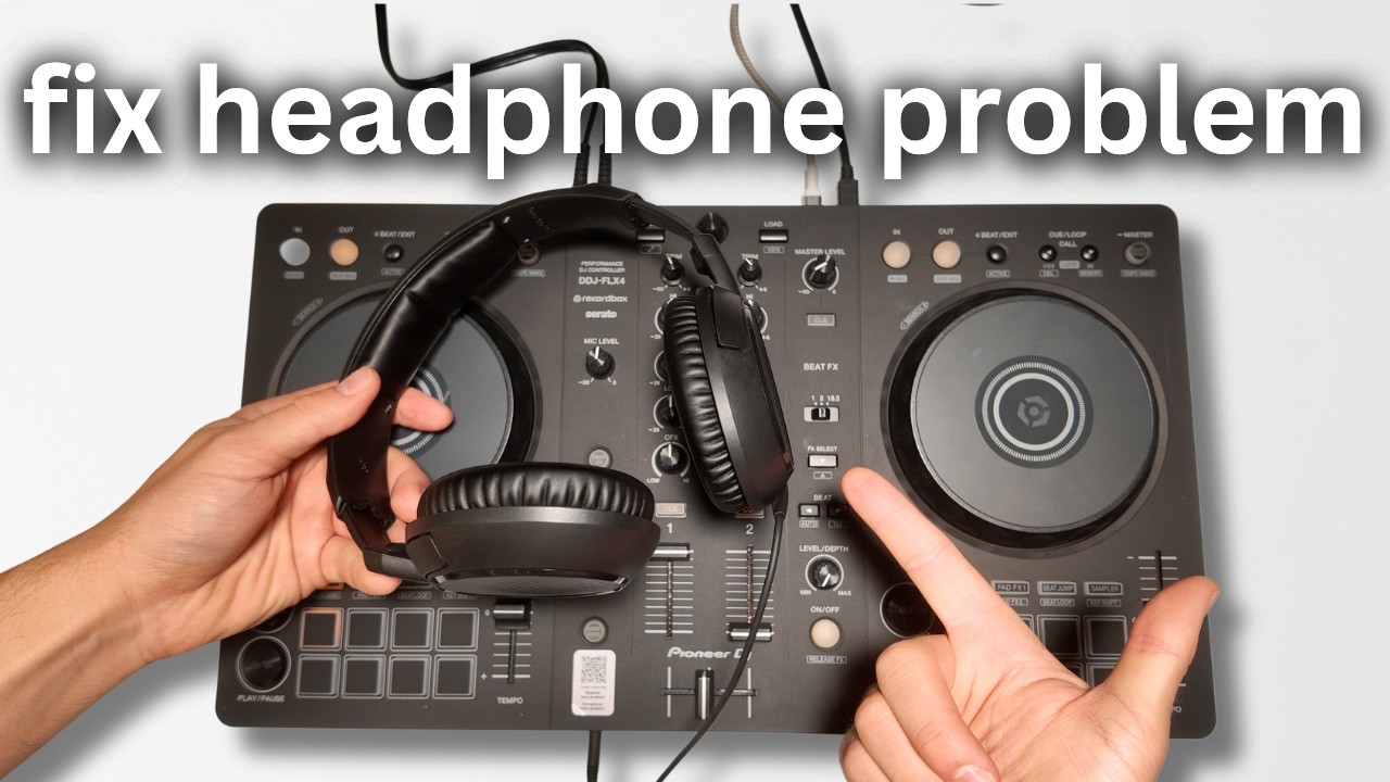 How to Fix Headphone Problem on Pioneer DDJ-FLX4 (Easy Tutorial