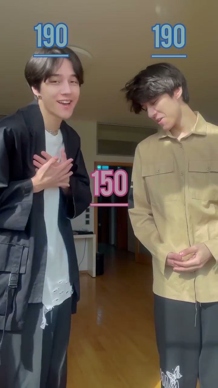 身長比べてみた #双子 #兄弟 #外国人 #shorts - YouTube