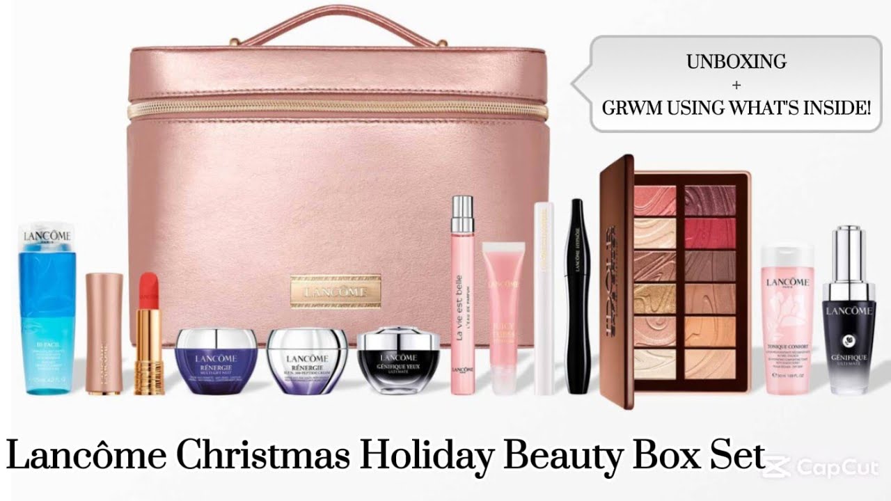 Lancome Beauty Box 2025 Unboxing + GRWM - YouTube