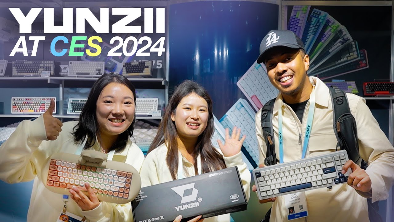 Inside YUNZII's Keyboard Booth @ CES 2024 + 2 Unreleased Keyboards