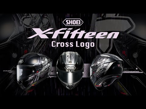 SHOEI X-Fifteen: CROSS LOGO - YouTube