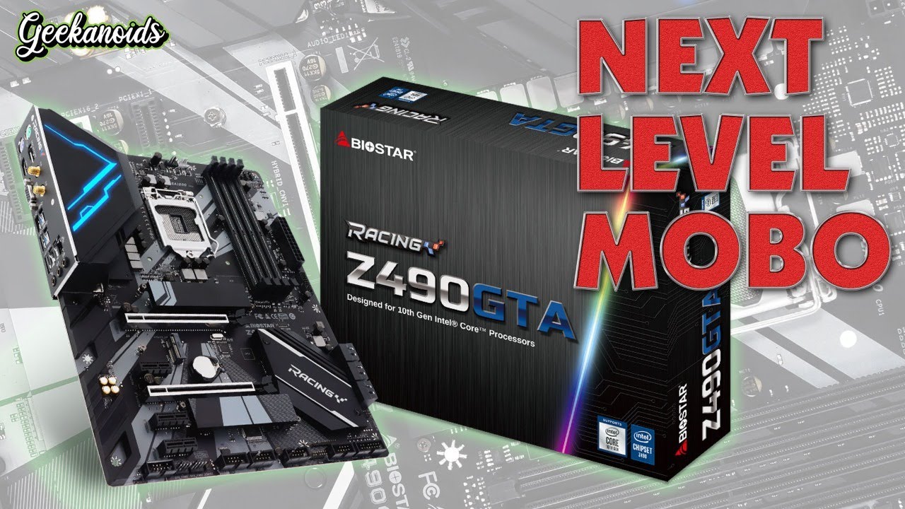 Biostar Racing Z490 GTA Motherboard Review - YouTube