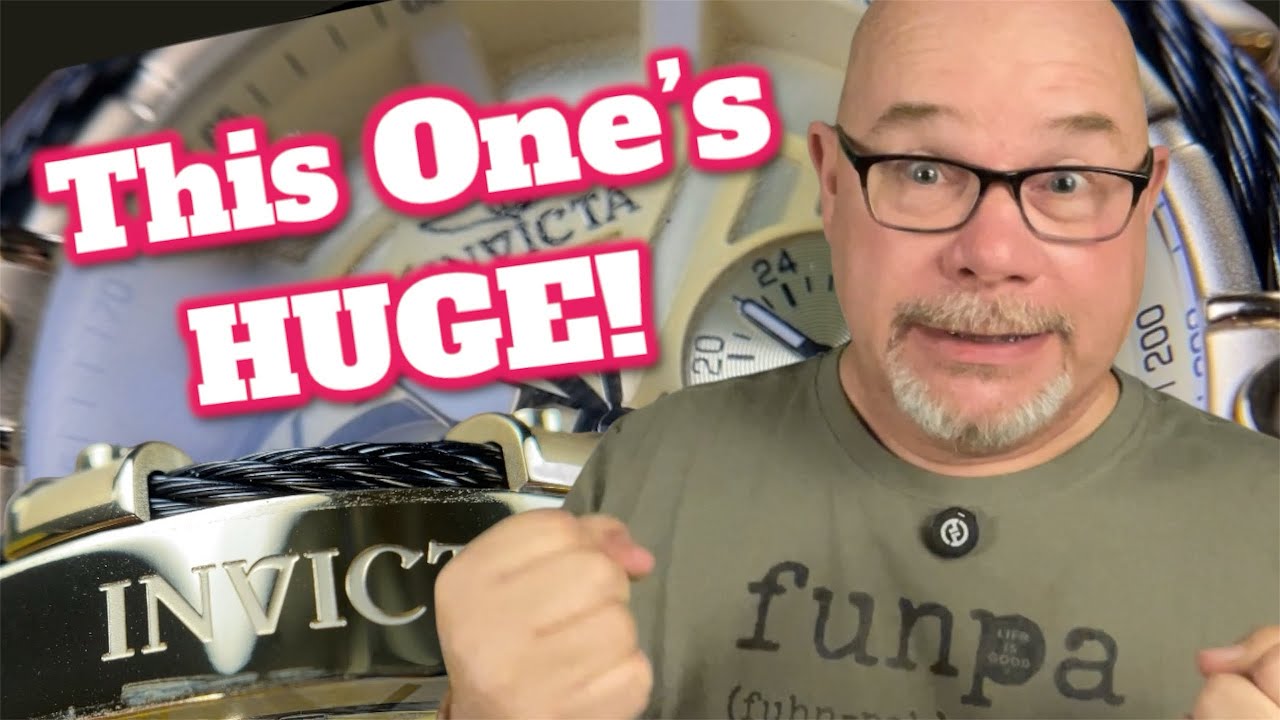 Crazy Huge Invicta Bolt Watch Review - YouTube
