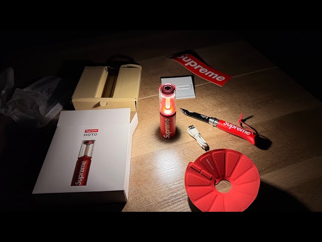 Supreme HOTO Camp Light #supreme - YouTube