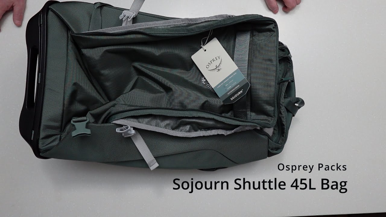 UNBOXING/TRAVEL GEAR: Osprey Sojourn 45L Bag - YouTube