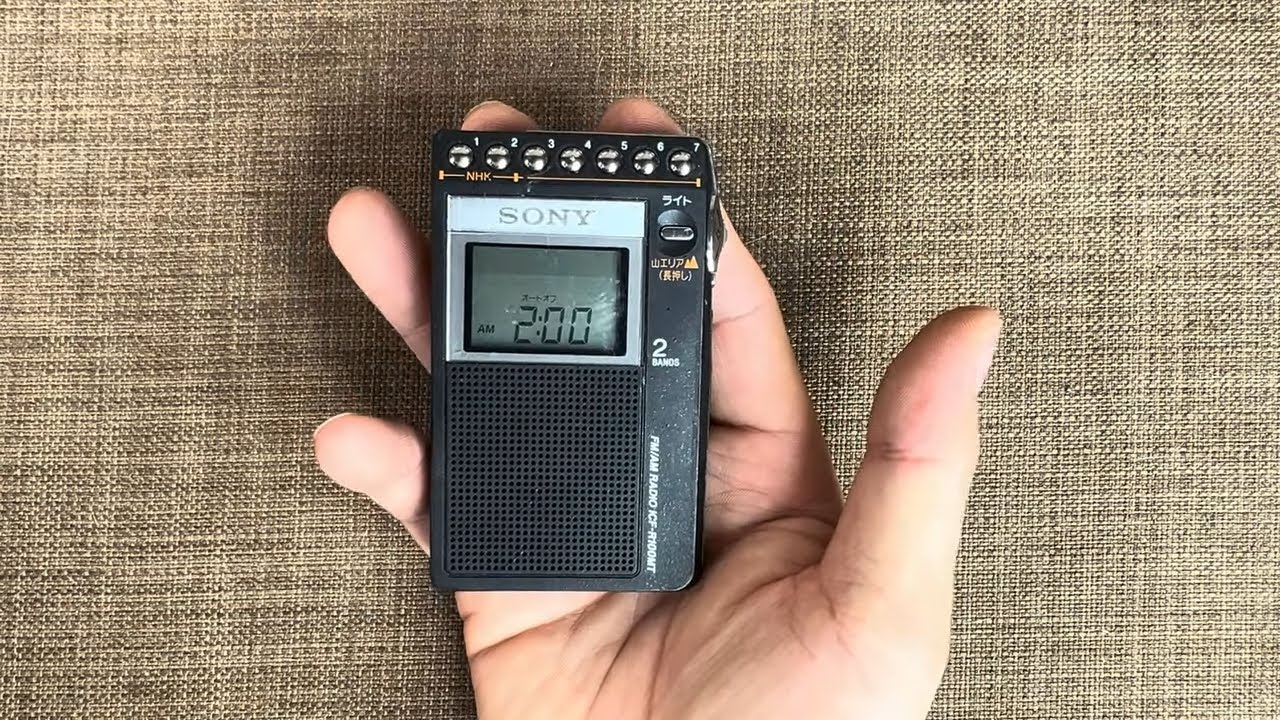 Sony PLL Synthesizer Radio Mountain FM/AM Radio ICF-R100MT ソニー