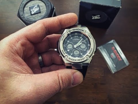 CASIO G-SHOCK GST-W310-1AER very quick unboxing - YouTube