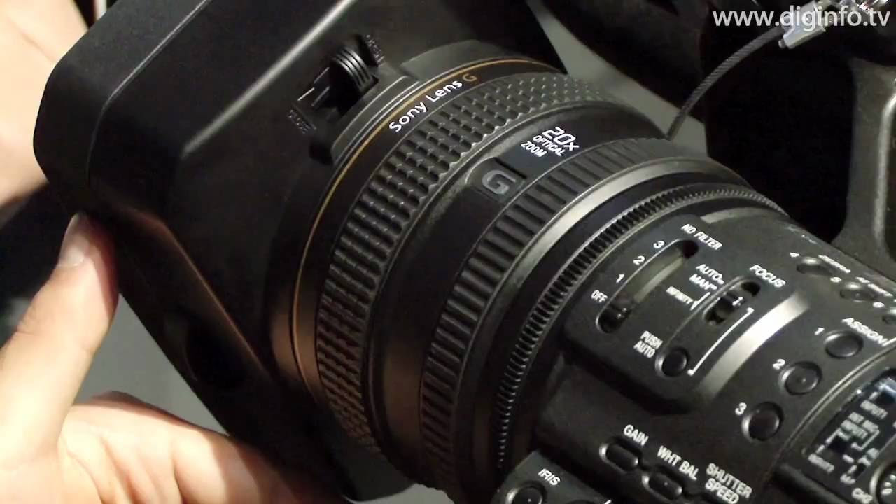 Commercial AVCHD camera - Sony NXCAM : DigInfo - YouTube