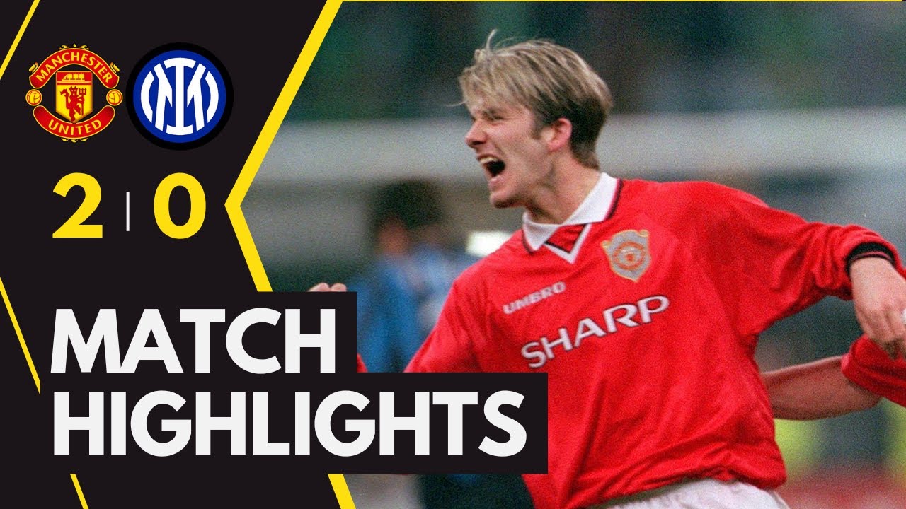 Manchester United vs Inter Milan 2-0 1999 - Brilliant Assist From