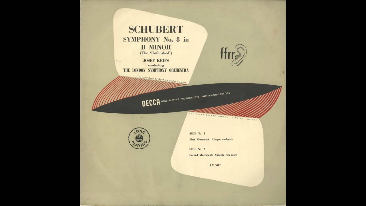 Silent Tone Record/シューベルト：交響曲8番「未完成」/ヨーゼフ