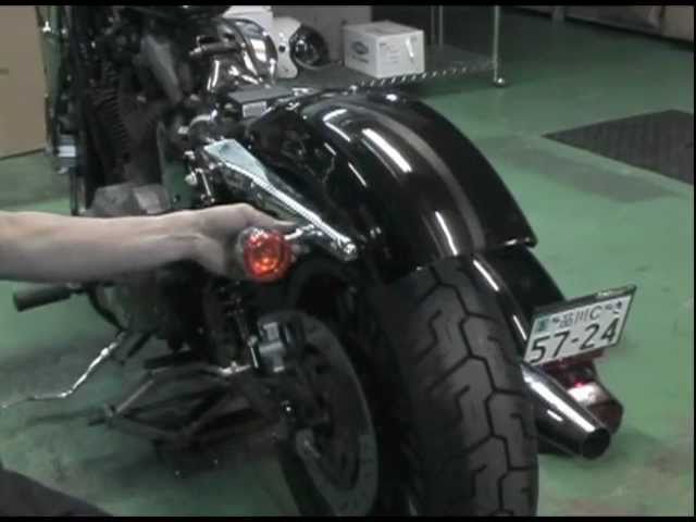 ハーレー スポーツスター フェンダー イージーライダース パーツ取付