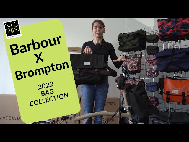 Barbour x Brompton 2022 bag collection - YouTube