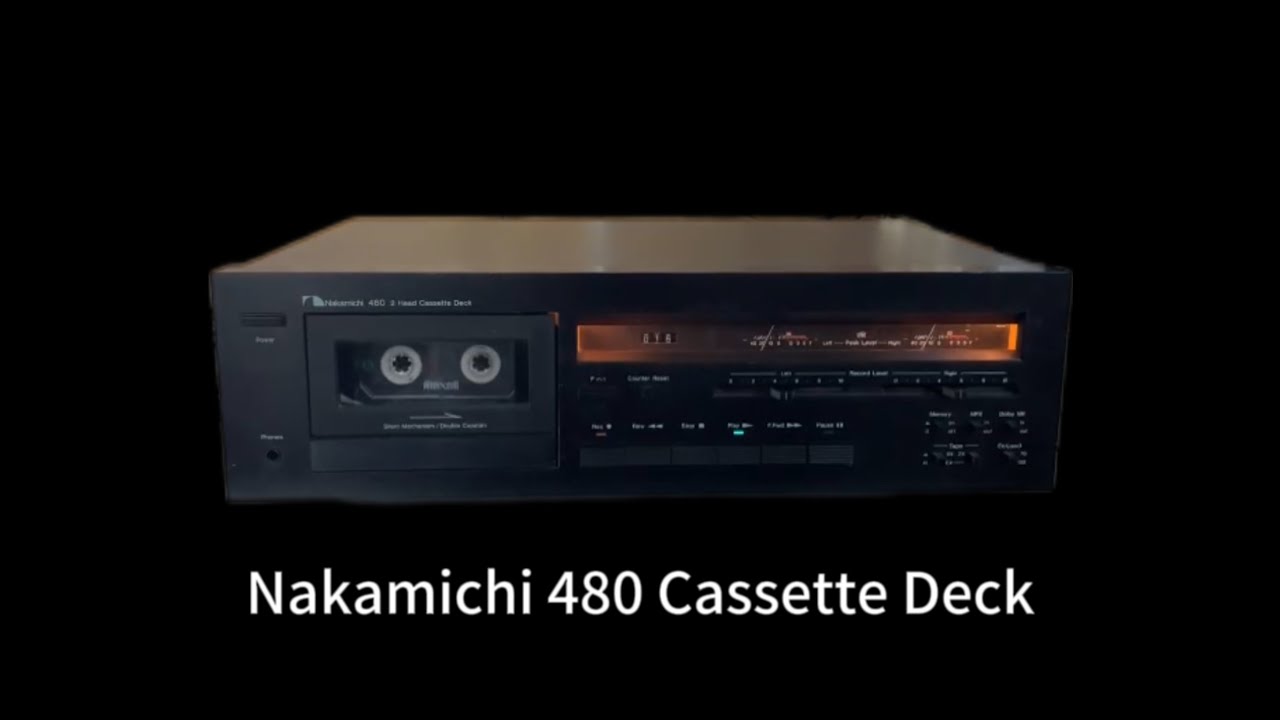 Nakamichi 480 2-Head Cassette Deck - YouTube