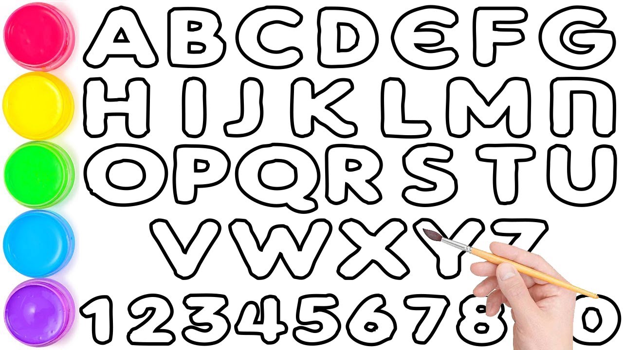 ABCDEFGHIJKLMNOPQRSTUVWXYZ ✏️ Alphabet A to Z Drawing