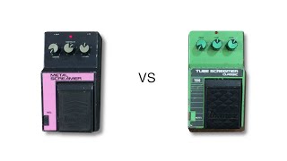 Ibanez Tube Screamer TS10 vs Ibanez Metal Screamer - YouTube