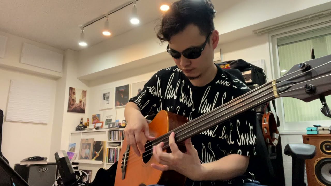 K.Yairi YB-2E 【Fretless Acoustic Bass】 - YouTube