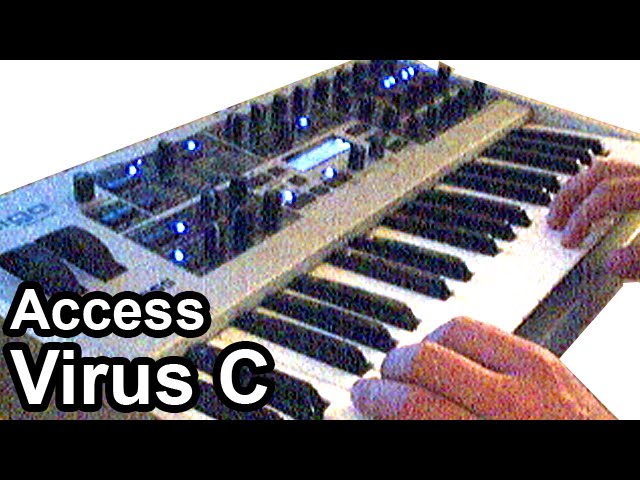 Acces Virus C (Indigo 2) Synthesizer Demo - Dreamy ambient