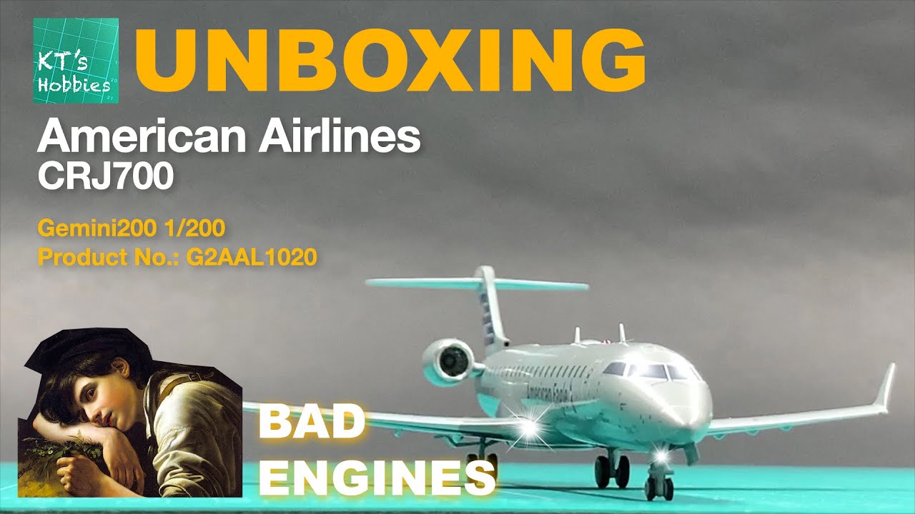 Gemini200 1/200 American Airlines CRJ 700 Unboxing and Review