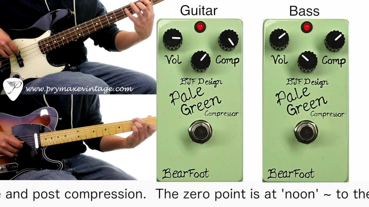 Bearfoot FX: Pale Green Compressor - YouTube