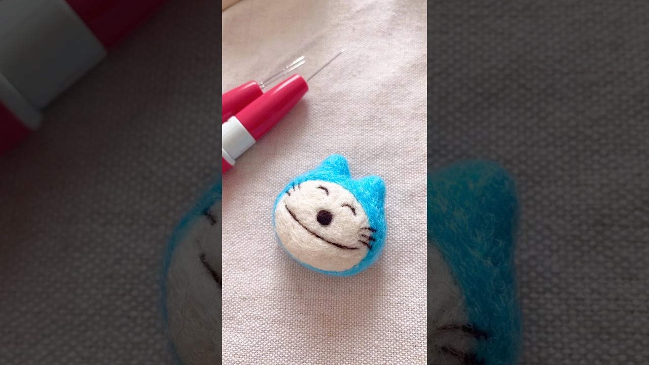 羊毛フェルト】11ぴきのねこ作ってみた#羊毛フェルト #制作動画
