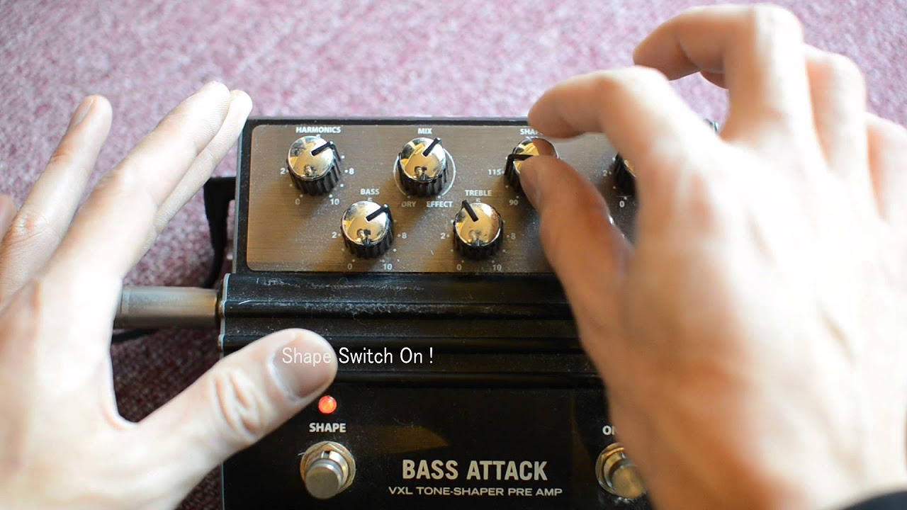 HARTKE - BASS ATTACK Preamp and EQ test - YouTube