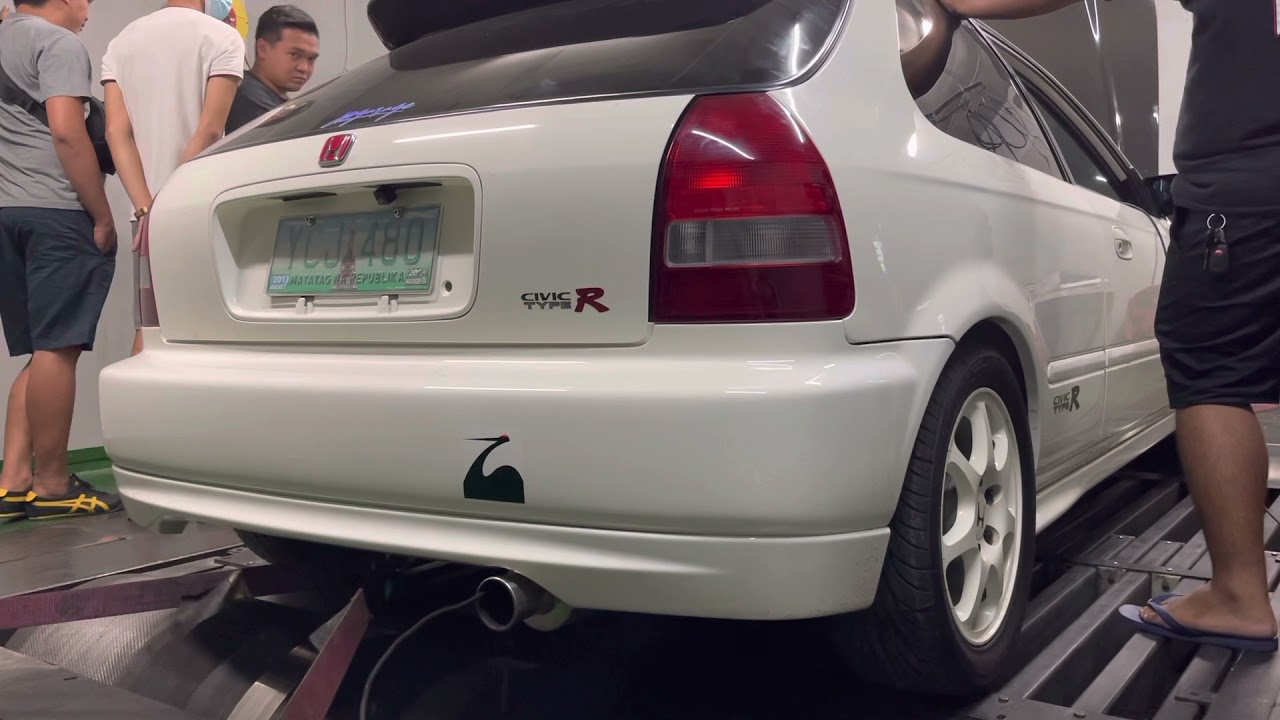 Spoon n1 muffler sound on EK9 - YouTube