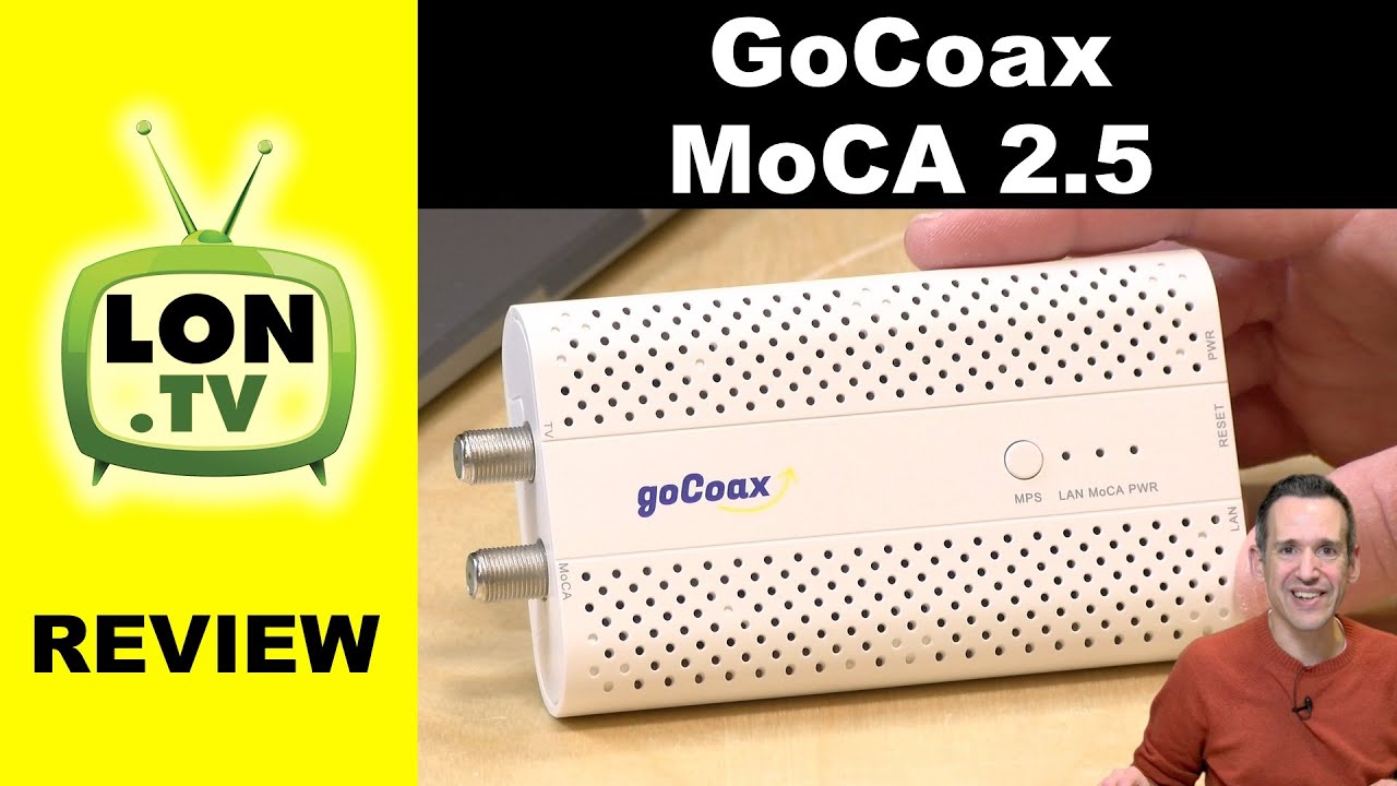 GoCoax MoCA 2.5 Network Extender Review - 2.5 Gigabit Backbone