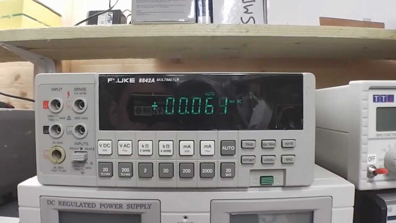Fluke 8842A DMM Repair - YouTube