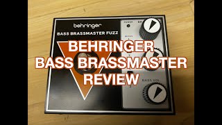 Behringer Bass Brassmaster review - YouTube
