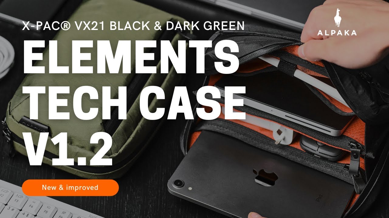 ALPAKA Elements Tech Case V1.2 - X-Pac® VX21 Black & Dark Green