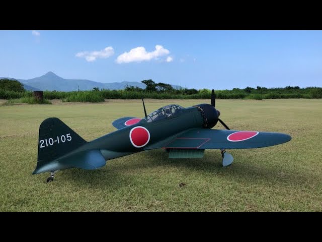 1/5 零戦 Saito FG-60R3 Zero fighter - YouTube