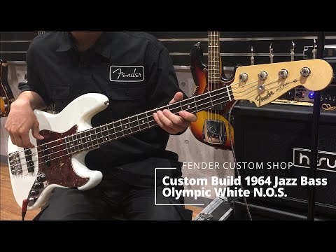 Fender Custom Shop | Custom Build 1964 Jazz Bass Olympic White