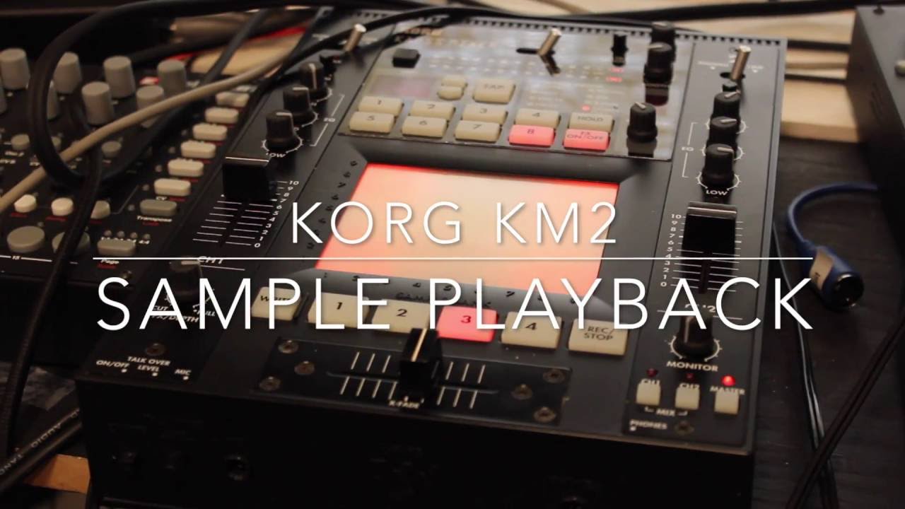 Korg KM2 Sample Playback - YouTube