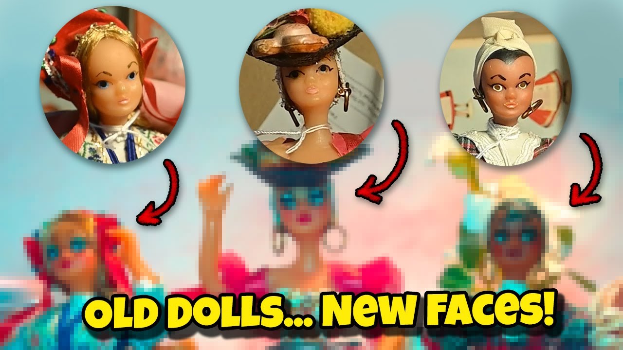 Turning Vintage Dolls Into a Cuties Again 💖 | Doll Faceup - YouTube