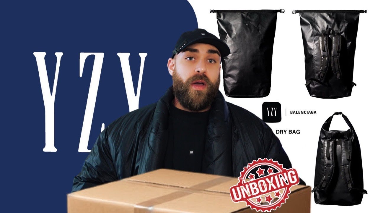YEEZY GAP Dry Bag UNBOXING and REVIEW - YouTube