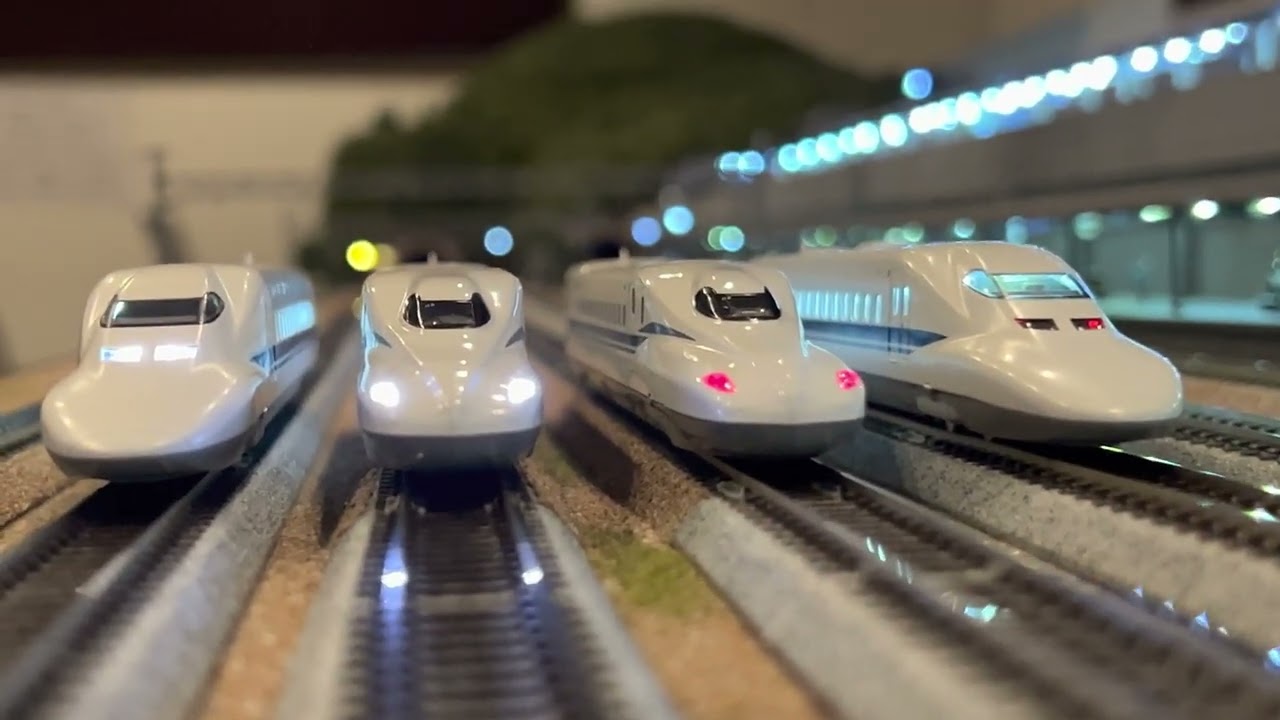 Nゲージ】KATO N700S 3000番台新幹線「のぞみ」16両セット 開封・室内