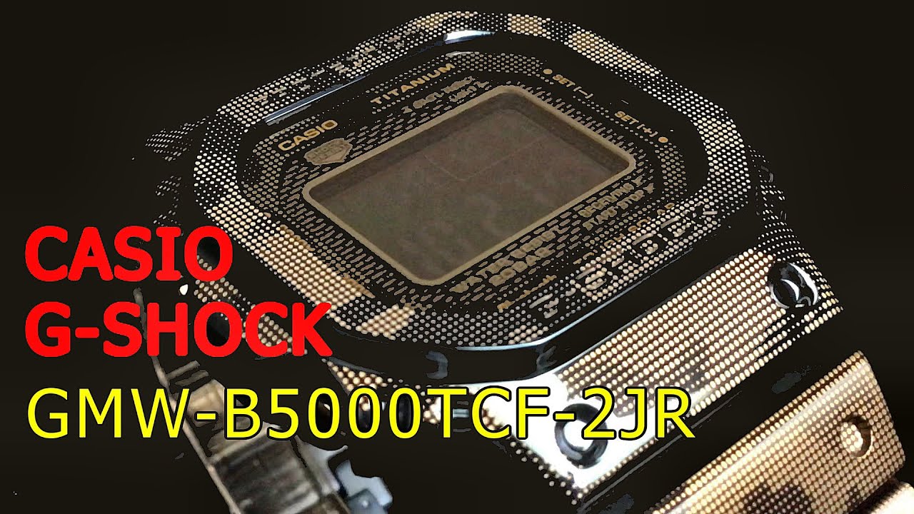CASIO G-SHOCK GMW-B5000TCF-2JR カモフラージュ柄 限定品 - YouTube