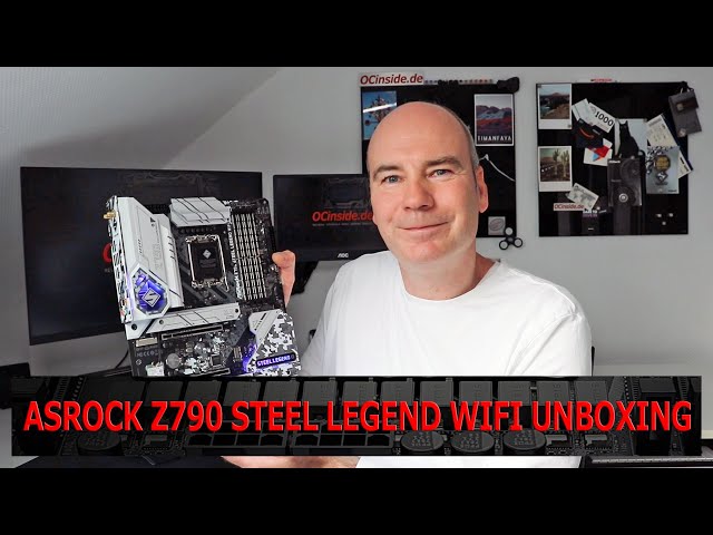 ASRock Z790 Steel Legend WiFi LGA 1700 Motherboard Unboxing Video