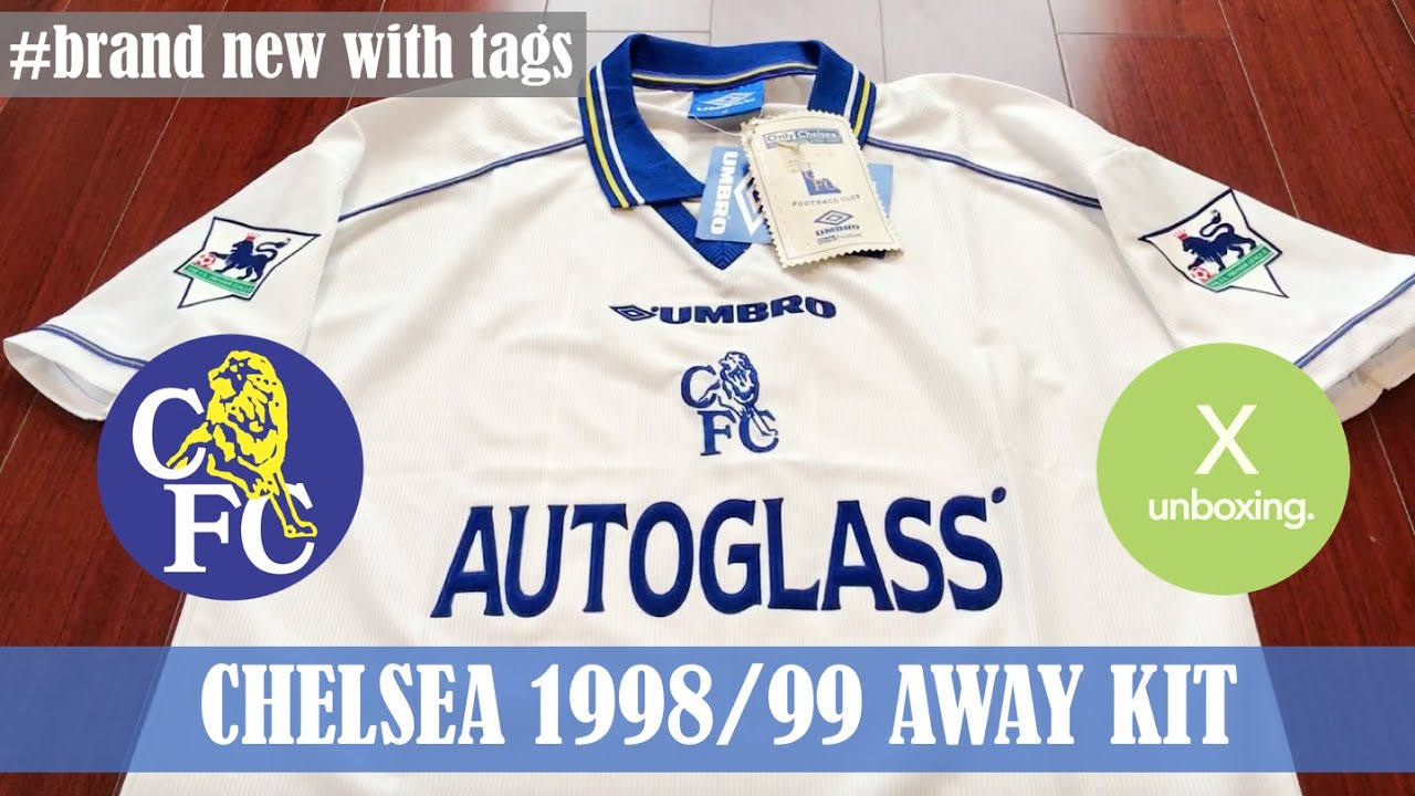 X UNBOXING] Chelsea FC 1998/99 Umbro Away Kit / Dennis Wise