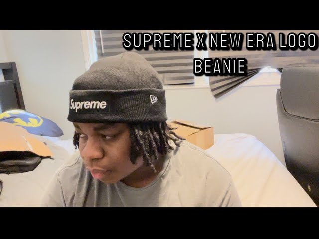 Supreme x New Era Box Logo Beanie 'Black' ( Full Review ) - YouTube