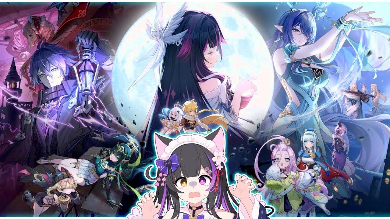 原神〗ナドクライ新キャラ大量きたあああああ 空月の歌PV「月夜の