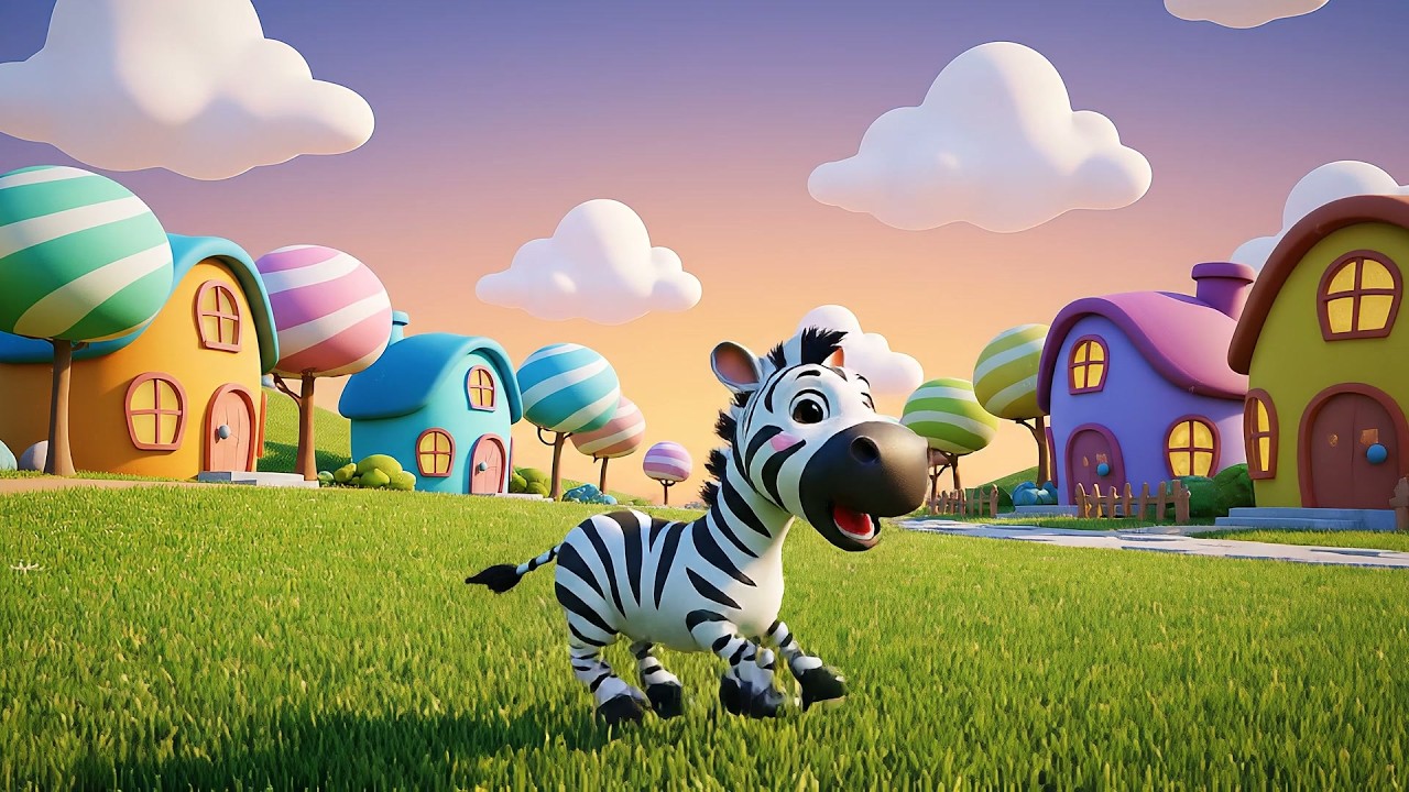 The Zippy Zebra Goes Zip Zap Zoo | Nursery Rhymes for Kids | Baby