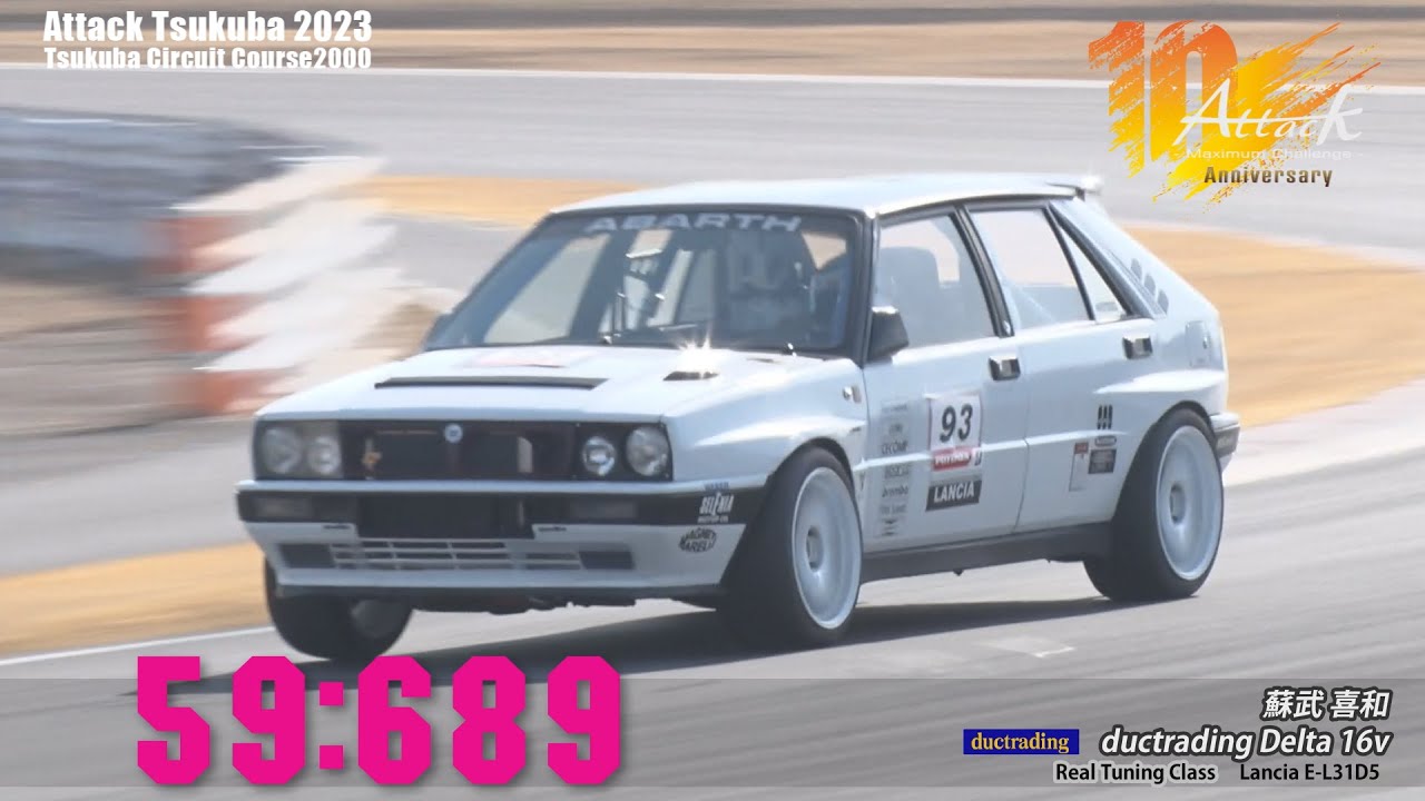 Attack Tsukuba 2023 : 蘇武喜和/ductrading Delta 16v[L31D5] - YouTube