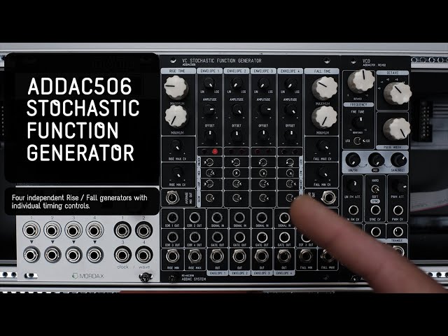 ADDAC506 VC Stochastic Function Generator - Overview - YouTube