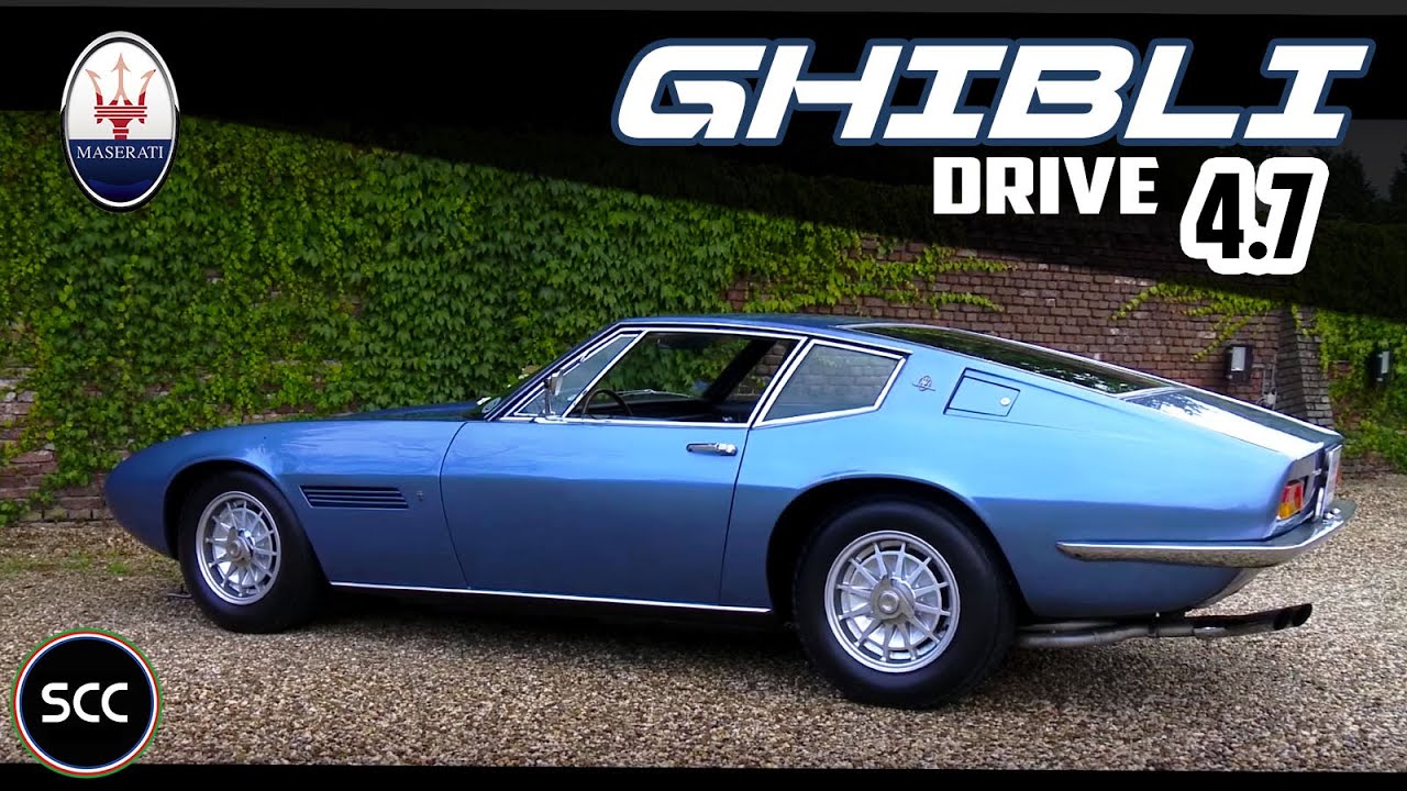 MASERATI GHIBLI 4.7 1st Series 1967 - Full test drive in top gear